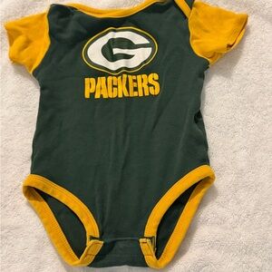 NFL Green and Yellow Packers Baby Bodysuit